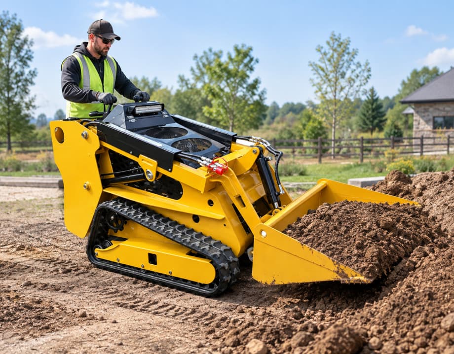 KME1200 Mini Track Skid Steer Loader